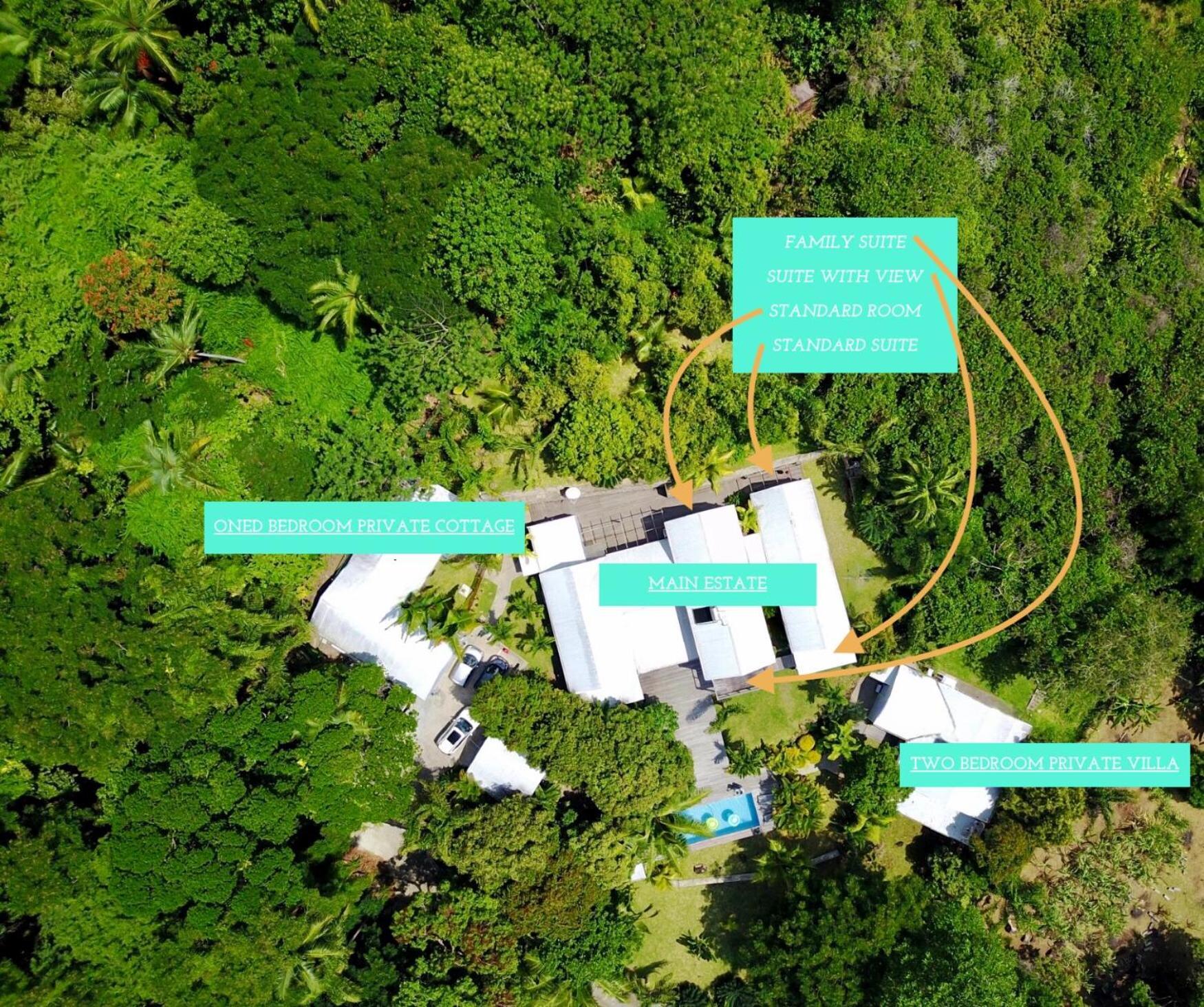Red Coconut Self-Catering Apartment Baie Lazare  Luaran gambar
